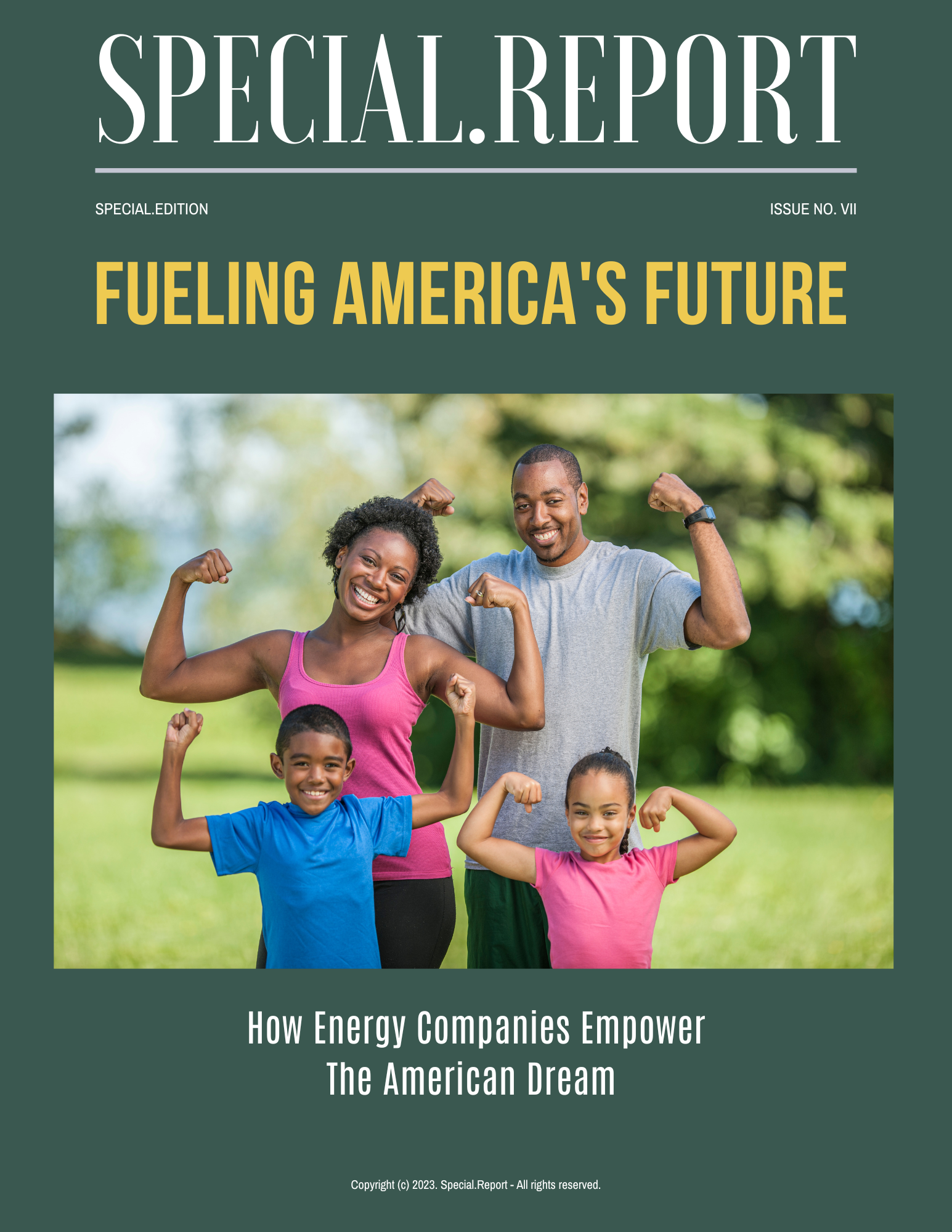 Special.Report cover — Financing America's Future