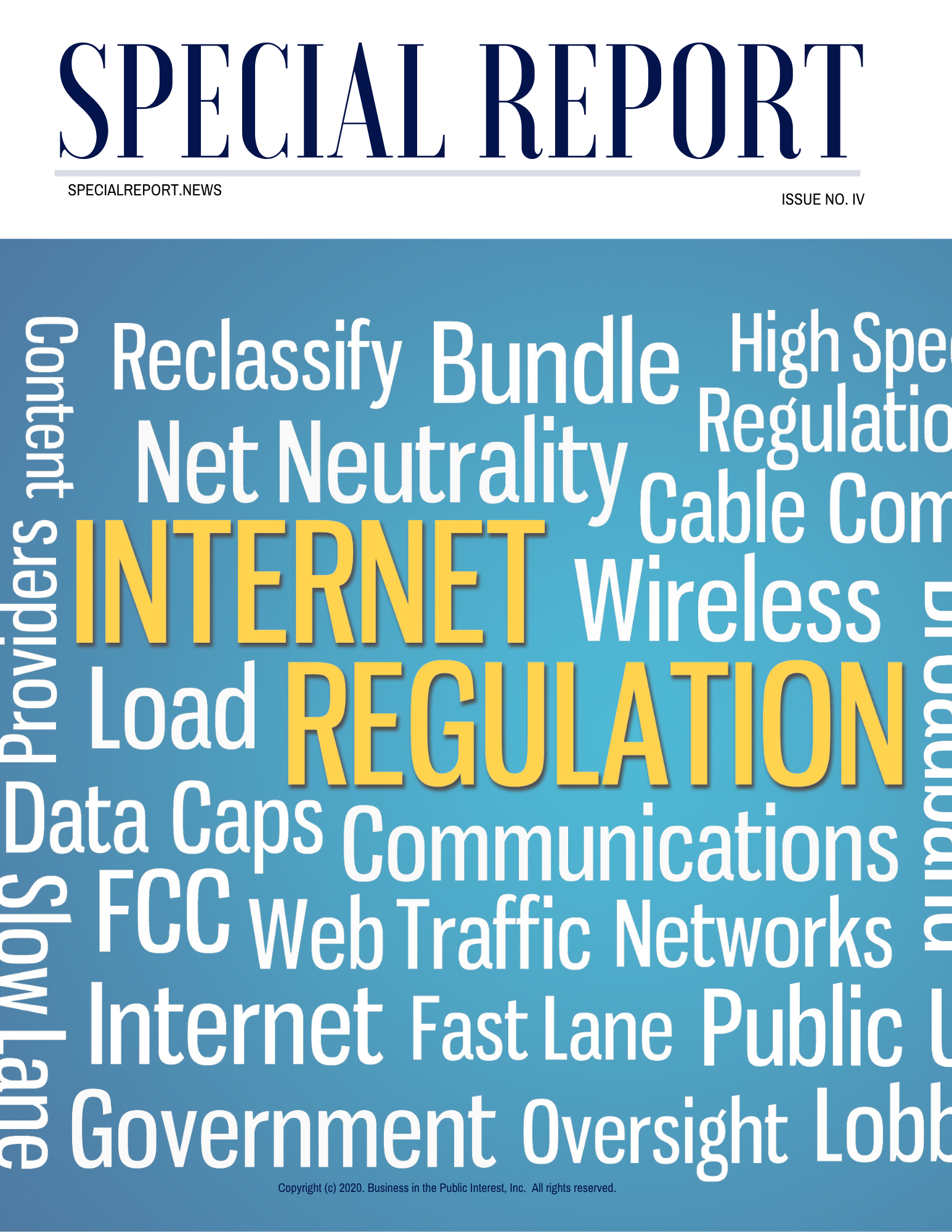 Special.Report cover — Internet Regulation